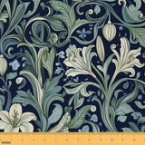 Erosebridal Floral Flowers Garden Yellow Green Fabric by The Yard 3 Yards | Aesthetic Leaves Natural Waterproof Outdoor Decor Bo