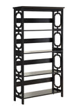 Convenience Concepts Omega 5 Tier Bookcase, Black
