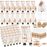 Dimsile 50 Sets 200 Pcs Baby Shower Hand Lotion and Lip Balm Gift Theme Baby Shower Party Favors Travel Size Hand Lotion and Lip