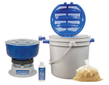 Frankford Arsenal Quick-N-EZ 220V Case Tumbler Kit for Cleaning and Polishing for Reloading,blue/gray