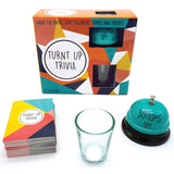 TMD Retail Turnt Up Trivia Card Game for Adults - Call Bell Game for Family and Friends - Bachelor and Birthday Party Trivia Wit