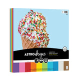 Astrodesigns Crafting Cardstock, 12 x 12, 65 lb/176 gsm, 10Color Delightful Assortment, 100 Sheets (91039)