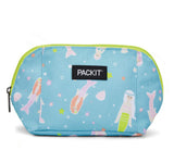 PackIt Freezable Snack Bag, Mermaids, Built with EcoFreeze Technology, Foldable, Reusable, Zip Closure Locks in Cool Dry Air, fo