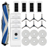 (21 Pack) X5 Omni Replacement Parts Compatible with ECOVACS DEEBOT X5 Omni/ X5 Pro Omni Robot Vacuum Cleaner, 1 Roller Brush, 6