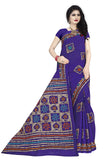 Tamaira Fashion Womens Plain Weave Pure Cotton Saree Without Blouse Piece(Ab12_Purple)