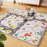 Car Portable Baby Play Mat 50x50 Playpen Mat Upgraded Thicken Baby Floor Play Mat Non-Slip Cushioned Crawling Mat Waterproof Act