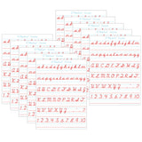 10 PACK PosterMat Pals, Space Savers, 13 x 9.5, Smart Poly, DNealian Cursive 95310