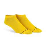Dynamocks MenS And WomenS Combed Cotton Ankle Length Socks (Pack Of 1) (Multicolour, Free Size) (CCut Yellow)