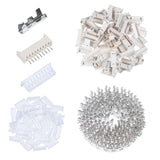 CQRobot 50 Sets/550 Pieces 1.25 mm Pitch 9-Pin Electronic Wire-to-Board Connector Adapter Cable Assembly Male Plugs, Female Sock