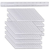 Charles Leonard CHL77112-48 12 in. Plastic Ruler, Clear - 48 Each
