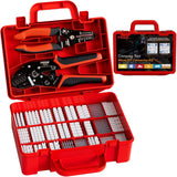 PEBA Micro Crimping Tool Kit, 30 Types JST-SH 1.0mm/GH 1.25mm/ZH 1.5mm/PH 2.0mm Connectors, Crimping Pliers 32-22 AWG for 1.0 mm