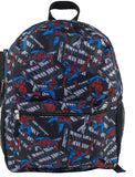 Fast Forward Spiderman Allover Print Backpack 16 inches