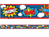 Teacher Created Resources Superhero Straight Border Trim (5586)