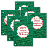 Merriam-Websters Notebook Spanish-English Dictionary, Pack of 6