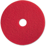 GJO90417 - Genuine Joe Red Buffing Floor Pad
