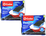 OCedar Scrunge Heavy Duty Sponge for NonScratch 7.5 in. L 2 pk