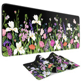 DIGSOM Large Gaming Mouse Pad Keyboard Pad 31.5 x 11.8 in Gaming Pad Black Mouse Pad with Anti-Slip Rubber Base, Extended Mouse