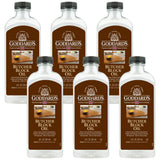 Goddard's Butcher Block Oil - Food Grade Mineral Oil for Wood Cutting Board, Clean & Hydrate Wooden Kitchen Utensils (Case of 6)