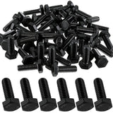 Zonon 50 Pcs 1/4-20 x 3/4 Hex Head Screw Bolt 18-8 (304) Stainless Steel Hexagon Bolts, Fully Threaded, Plain Finish, External H