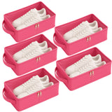 Srajanaa Shoes Pouch Organizer Box | Multiple Shoe Bags For Storage At Home & Travel | Dust Proof Folding Shoe Cover With Zip |