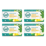 Toms of Maine Lemon Bergamot Natural Bar Soap with Aloe Vera, Dermatologically Tested, Paraben Free, Vegan, 5 oz, 4 pack