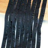 Youmeizer 10yards Ultra-Narrow Lace Ruffled Elastic Band Pleated Lotus Leaf Lace for DIY Sewing Doll Clothes Accessories Home Cl