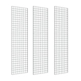 Econoco Grid for Any Retail Display, 2 Width x 8 Height, 3 Grids Per Carton (Black)