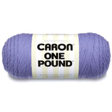 Caron One Pound Solids Yarn, 16oz, Gauge 4 Medium, 100% Acrylic Lavender Blue For Crochet, Knitting & Crafting ( 1 Piece )
