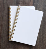 Innaxa Spiral Notebook | Blank Notebook | Sketch Book For Drawing Doodling Sketching Writing | Off White | (Pack2)