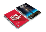 Askprints A5 Notebook (Unruled Wire Bound Spiral Notebook, Multicolor, 210 X 148 Mm Pack Of 2) (Apc108Vv)