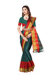 OM SAI LATEST CREATION Soft Cotton & Silk Saree For Women Banarasi Saree Under 399 2021 Beautiful For Women saree with free Belt