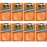 Gorilla 6067201 Mounting Tape Squares, Tough & Clear (8 Pack)