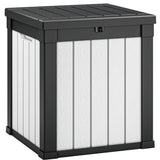 NUNU LAB Outdoor Storage Box 40 Gallon,Package Delivery Box for Outside, Parcel Drop deck boxes waterproof, Lockable Lid Porch S
