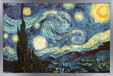 Trends International The Starry Night by Vincent van Gogh Wall Poster, 22.375 x 34, Silver Framed Version