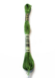 DMC 1173347 Mouline Stranded Cotton Six Strand Embroidery Floss Thread, Medium Yellow Green, 8.7Yard