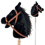 Stick Horse | Plush Handcrafted Hobby Horse Stick Pony Provides Fun Pretend Play for Toddlers & Preschoolers | Handsewn, Sturdy