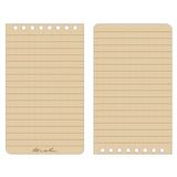 Rite In The Rain Weatherproof Top Spiral Notebook, 3 X 5, Tan Cover, Universal Pattern (No. 935T)