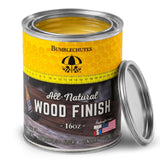 Bumblechutes All-Natural Wood Finish - Polymerized Tung Oil & Citrus Solvent for Wood - Food Safe, Non-Toxic & Waterproof Butche