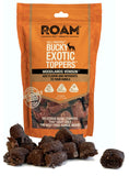 ROAM Pet Treats Bucky Exotic Dog Topper, Venison Dog Treats - Single Protein, Sustainably Raised Venison Meat Dog Food Topper -