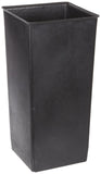 Witt Industries 21R Plastic 21Gallon Rigid Waste Liner, Square, 13 Width x 13 Depth x 27 Height, Black