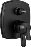 DELTA FAUCET T27876BLLHP 17 Series Integrated Three Function Less Handle Shower Trim with Diverter, Matte Black