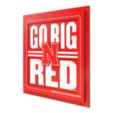 YouTheFan NCAA Nebraska Cornhuskers Slogan Series 3D Wall Art
