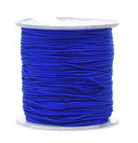 Mandala Crafts Nylon Satin Cord - 1mm Nylon Cord for Jewelry Making - 1mm Cord Nylon String for Bracelets Making - 109 Yds Royal