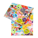 Bumkins Disney Baby Splat Mat for Under High Chair, Babies Toddlers Eating Mess Mat, Waterproof Reusable Cloth for Arts and Craf