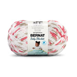 Bernat BABY BLANKET BB Flowerpot Yarn - 1 Pack of 10.5oz/300g - Polyester - #6 Super Bulky - 220 Yards - Knitting/Crochet