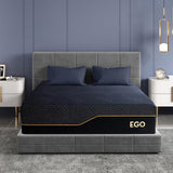 EGOHOME 14 inch Hybrid King Mattress, Memory Foam Pocket Spring Mattress with Cooling Cover, Bed in a Box, CertiPUR-US Certified