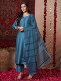 Anni Designer Women'S Rayon Viscose Solid Straight Kurta With Pant & Dupatta (Raja Saab Light Blue-Vks13_Xxl_Light Blue_Xx-Large),Light Blue,2XL,,,
