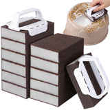 OBreezify 12 Pcs Magic Sponge with Handles Magic Cleaning Sponge Bulk