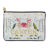 Catstudio Astrology Zipper Pouch, Cancer Zodiac Sign, Celebrate June & July Birthdays with Travel Toiletry Bag, 5 x 7, Ideal Gif