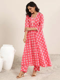 Libas Women'S Cotton Kurta Set (400508_Peach_M)
